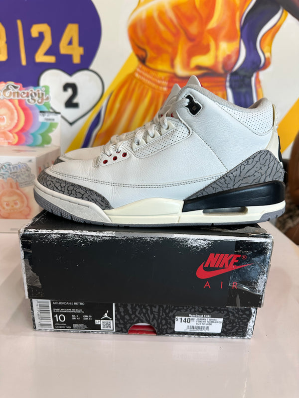 JORDAN 3 RETRO 'WHITE CEMENT REIMAGINED'