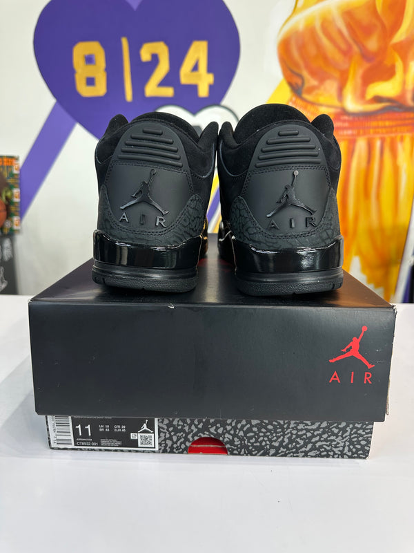 JORDAN 3 RETRO 'BLACK CAT' 2025