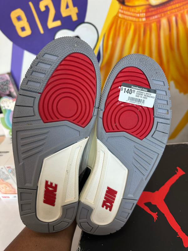 JORDAN 3 RETRO 'WHITE CEMENT REIMAGINED'