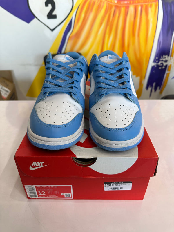NIKE DUNK UNC USED SIZE 12
