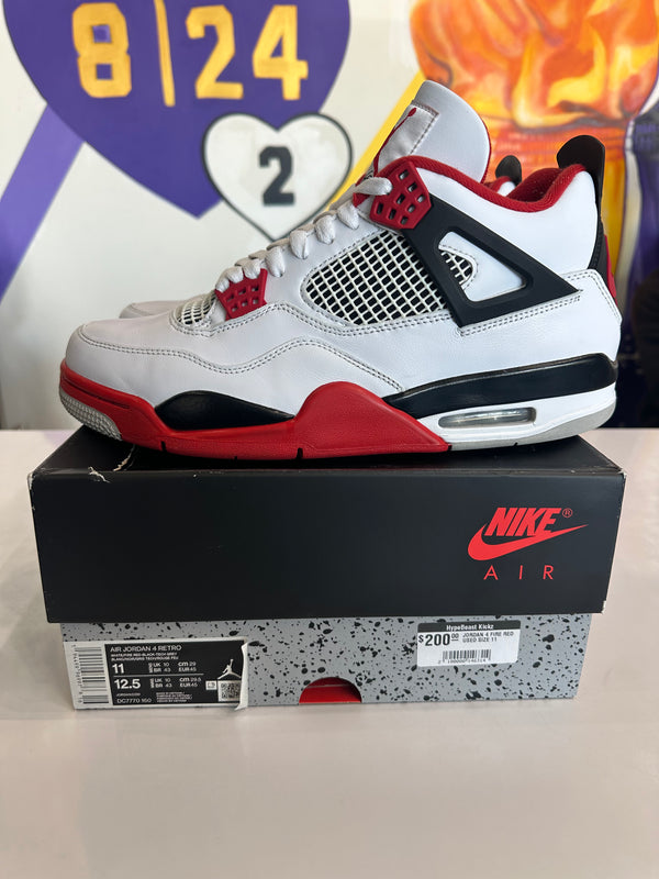 JORDAN 4 RETRO OG 'FIRE RED' 2020